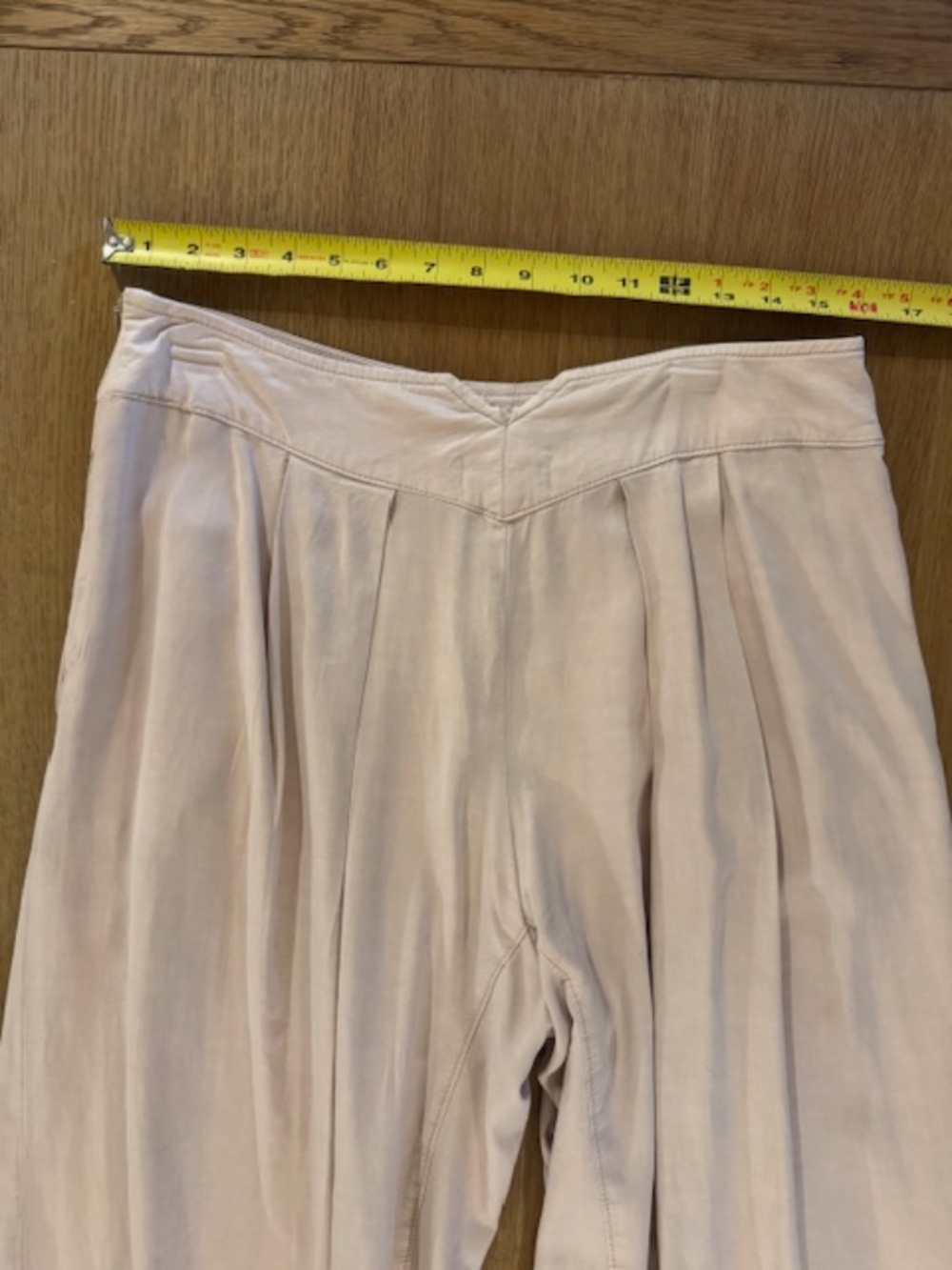 Anthropologie. Pilcro Linen Palazzo Trouser Pants. 28 - Picture 6 of 12